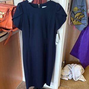 Calvin Klein Midnight Blue Midi Dress
